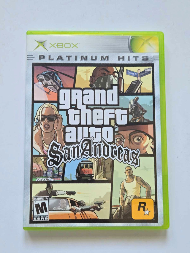 Grand Theft Auto San Andreas Platinum Hits Xbox