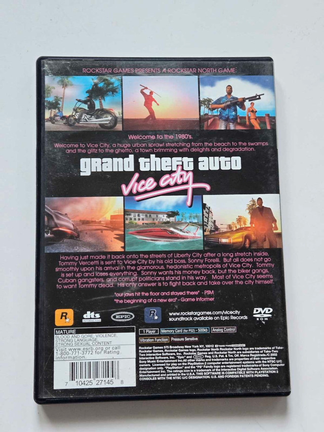 Grand Theft Auto Vice City Playstation 2 - photo 2