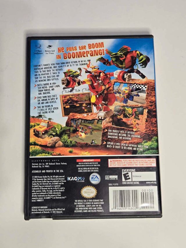 Ty the Tasmanian Tiger 2 Bush Rescue Gamecube - photo 2