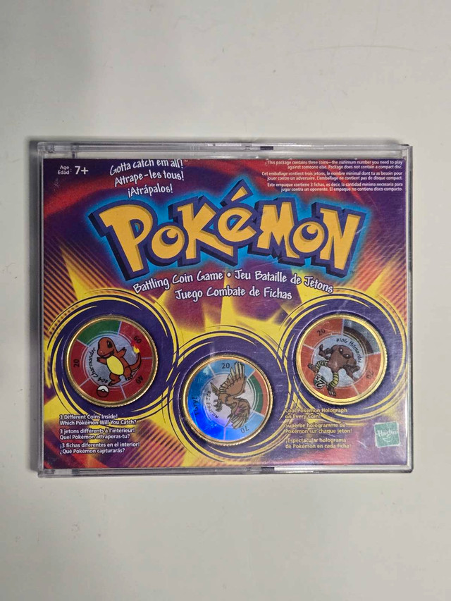 Pokemon Battling Coin Game, 3 Coins 1999