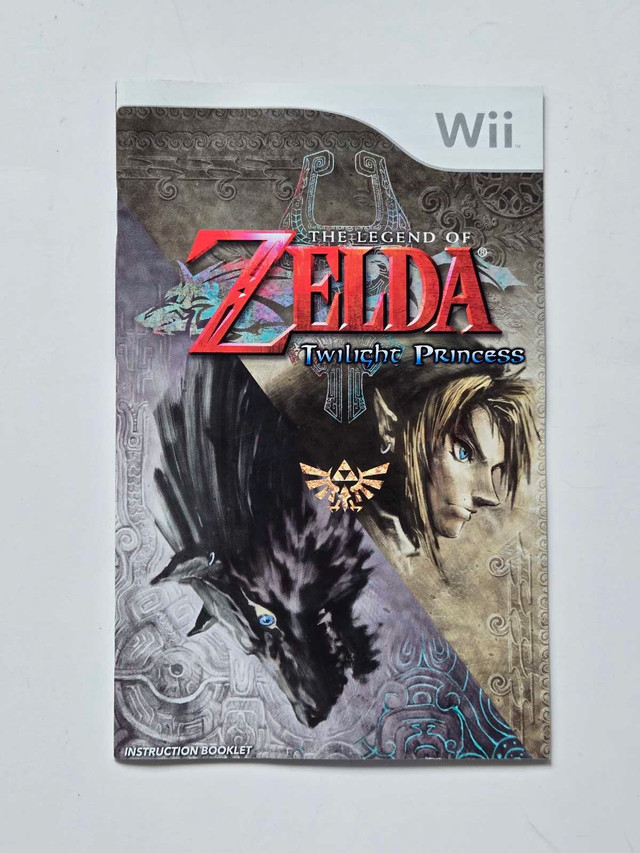 Legend of Zelda Twilight Princess Wii MANUAL