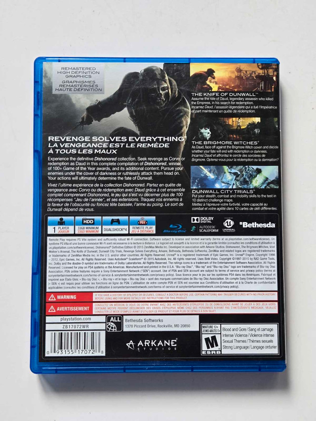 Dishonored Definitive Edition Playstation 4 - photo 2
