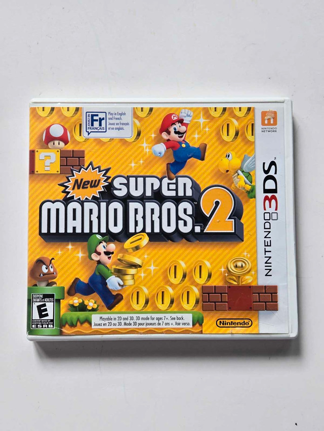 New Super Mario Bros 2 Nintendo 3ds CASE & MANUAL ONLY