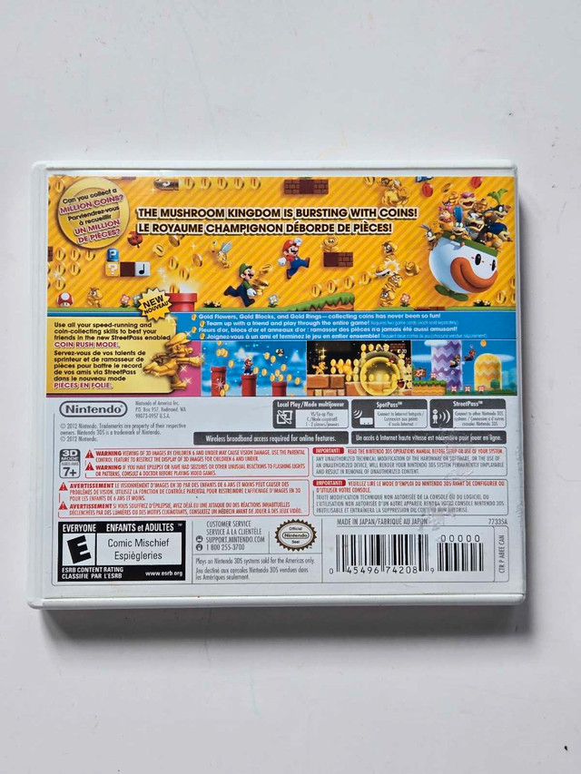 New Super Mario Bros 2 Nintendo 3ds CASE & MANUAL ONLY - photo 2