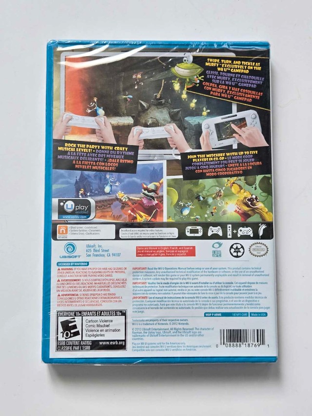 Rayman Legends Wii U SEALED - photo 2