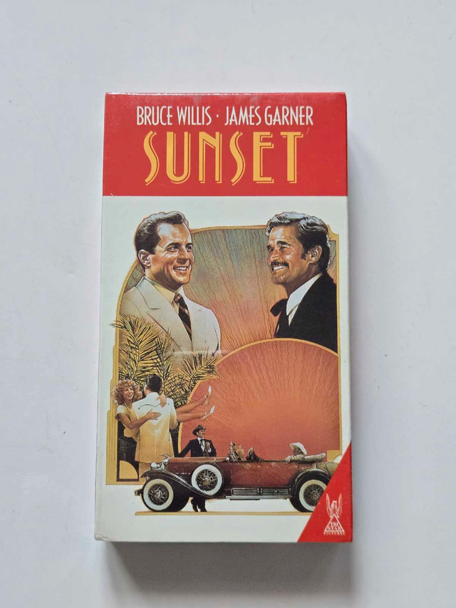 Sunset - Bruce Willis & James Garner VHS Brand New