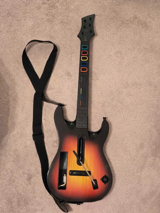 Guitar Hero World Tour Sunburst Guitar Wii thumbnail