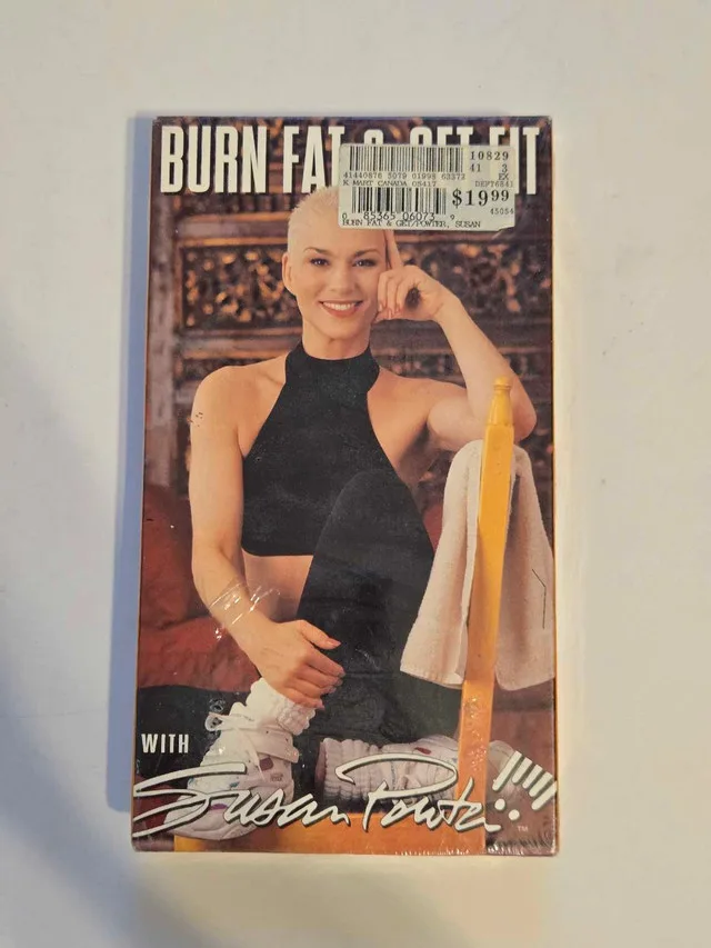 Burn Fat & Get Fit with Susan Powter VHS thumbnail
