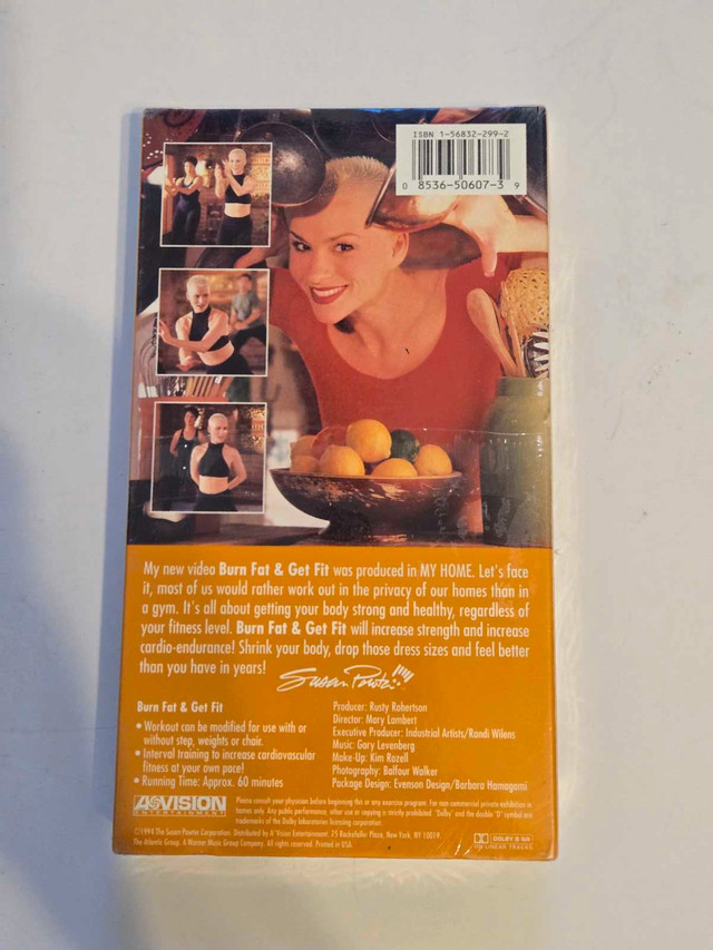 Burn Fat & Get Fit with Susan Powter VHS - photo 3