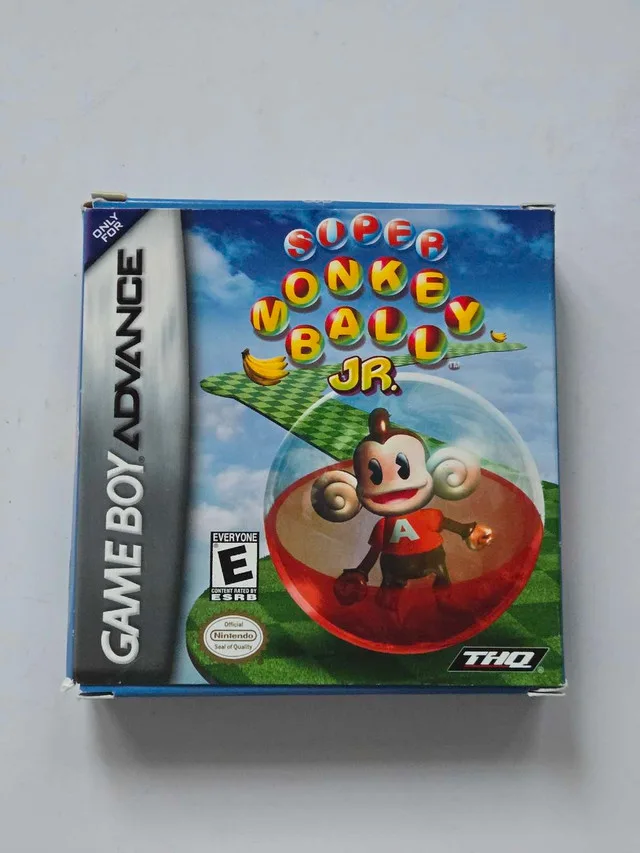 Super Monkey Ball Jr. Gameboy Advance BOX & MANUAL ONLY thumbnail