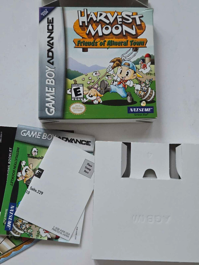 Harvest Moon Friends of Mineral Town GBA BOX & MANUAL ONLY - photo 4
