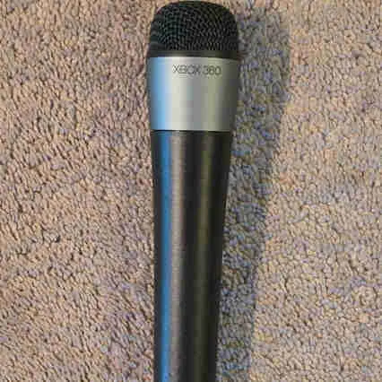 Microsoft XBOX 360 Black Wireless Microphone thumbnail