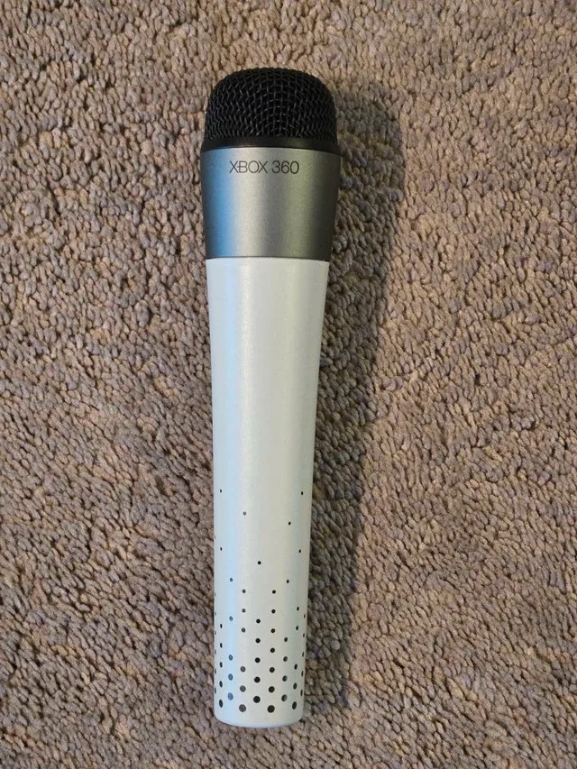 Microsoft XBOX 360 White Wireless Microphone thumbnail