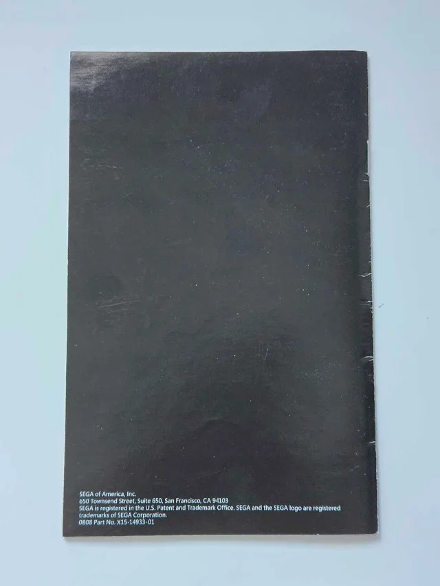 Sonic The Hedgehog Xbox 360 MANUAL ONLY image indicator(2)