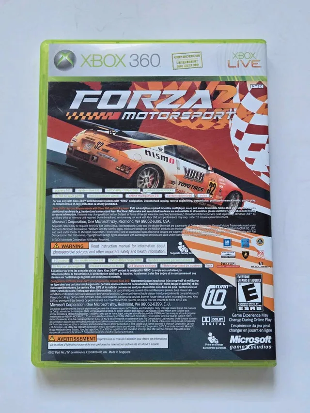 Marvel Ultimate Alliance / Forza Motorsport 2 Xbox 360 image indicator(2)