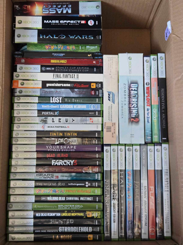 Sealed & Used Xbox 360 Game Lot