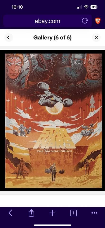 Limited Edition Displate - The Mandalorian Saga - 745/1500 - photo 4
