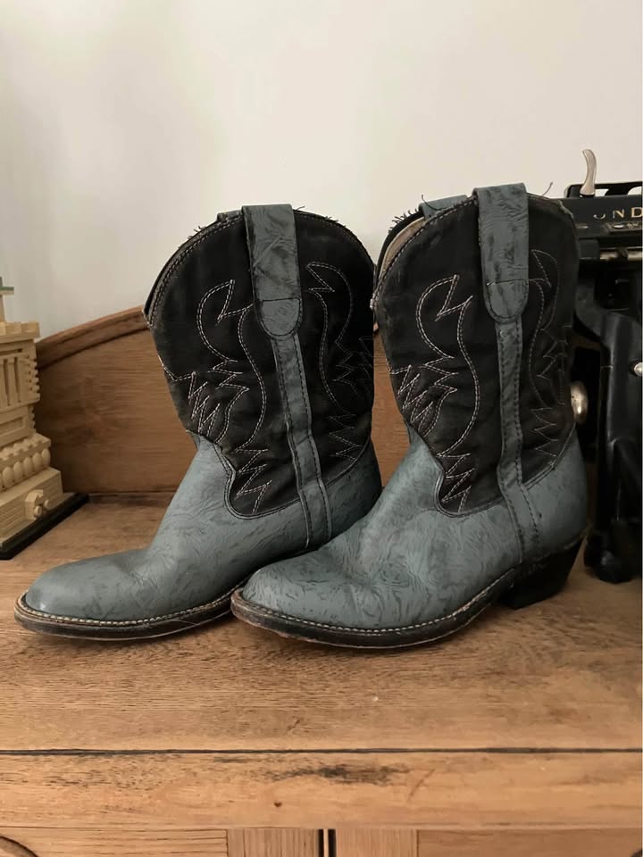 Vintage Kids Cowboy Boots approx size 13 - photo 3