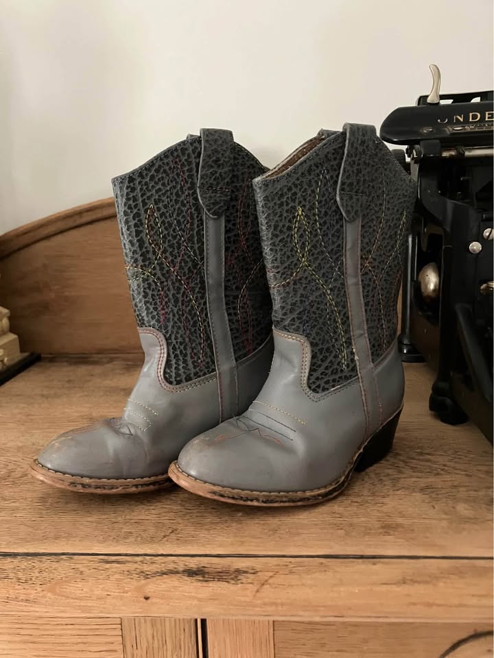 Vintage Kids Cowboy Boots approx size 10 - photo 3