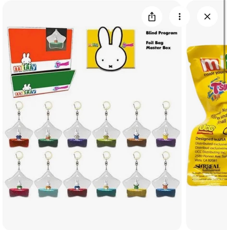 Miffy keychain Tsunameez™ Keychain Blind Bag - photo 5