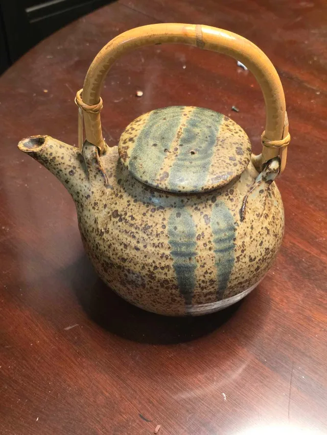 Handmade ceramic teapot thumbnail