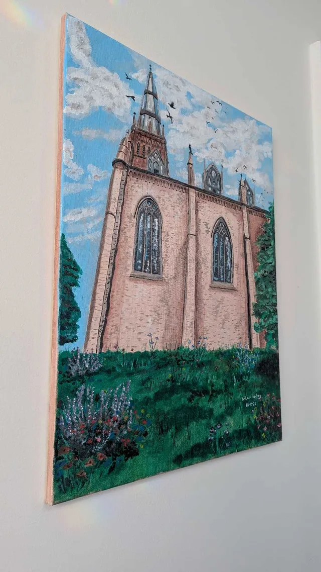 "Whispers of stone" painted by me ☺️ image indicator(2)