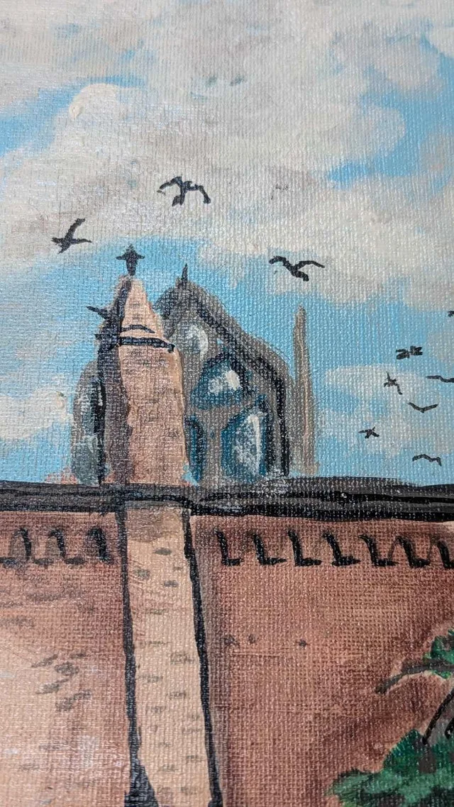 "Whispers of stone" painted by me ☺️ image indicator(3)