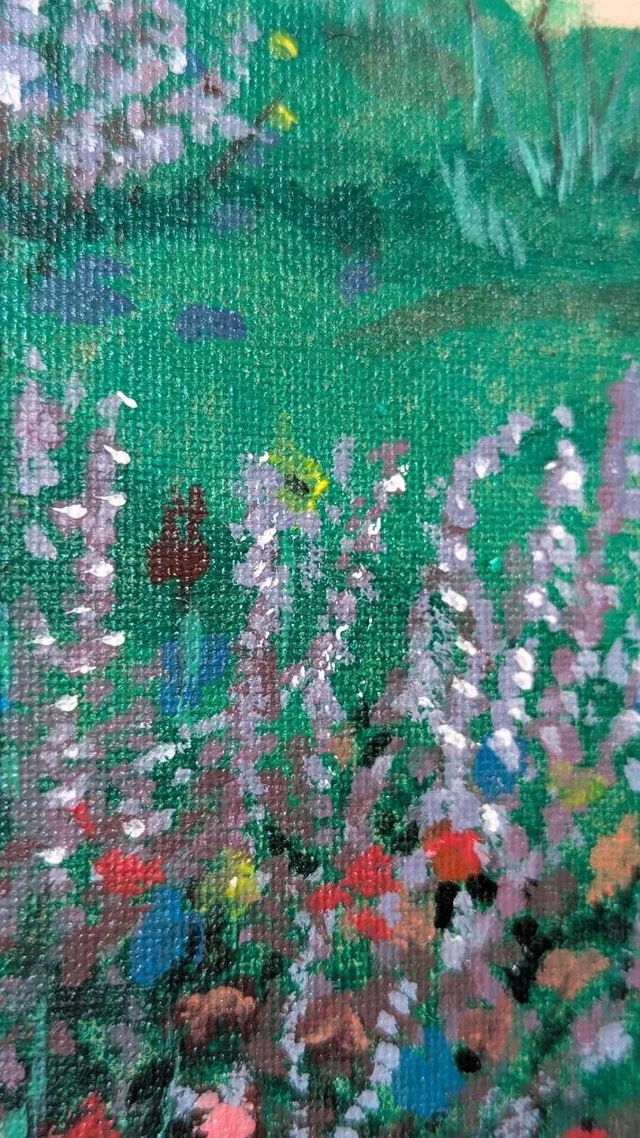 "Whispers of stone" painted by me ☺️ image indicator(4)