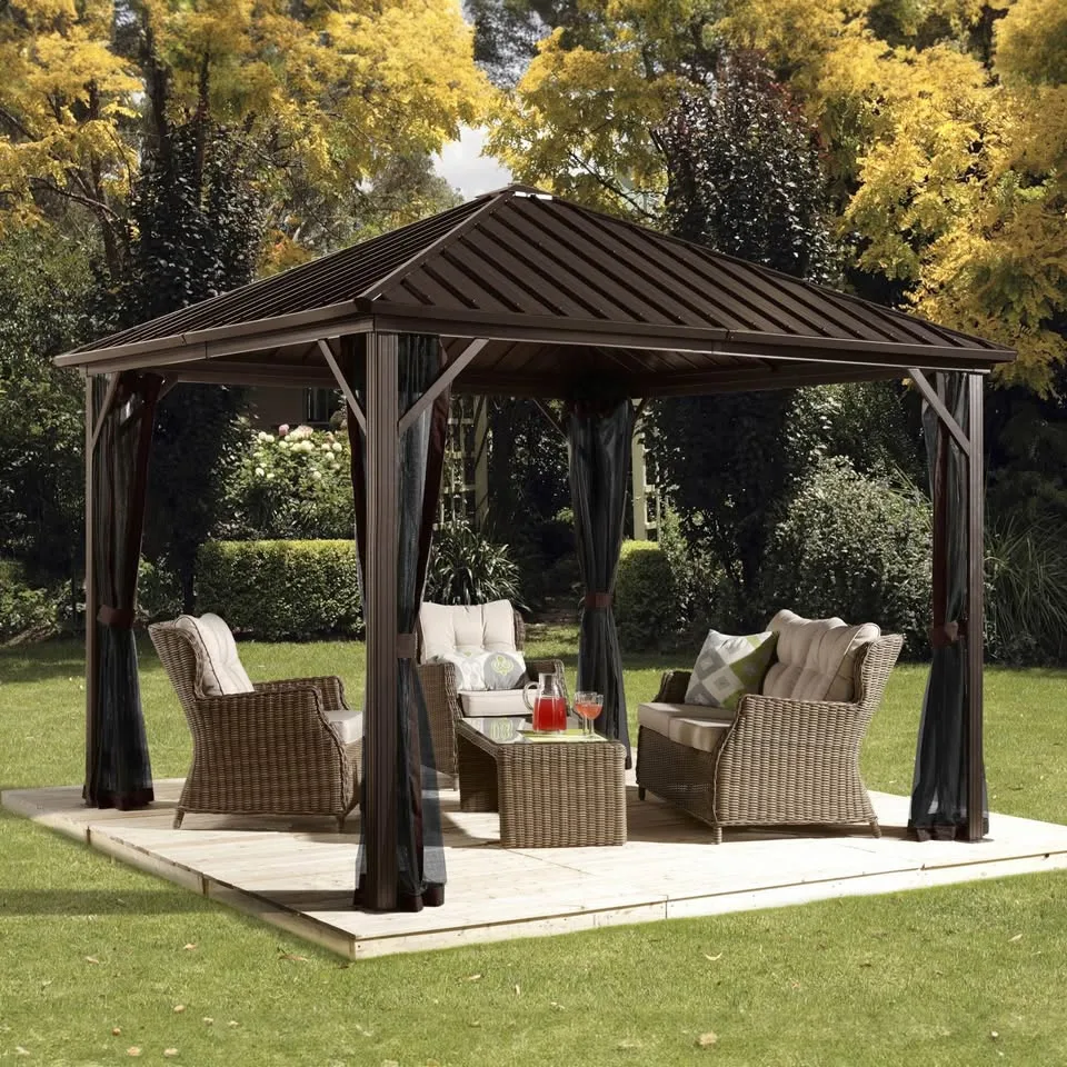 Brand New Sojag 10x12 Dakota Aluminum Gazebo Kit image indicator(2)