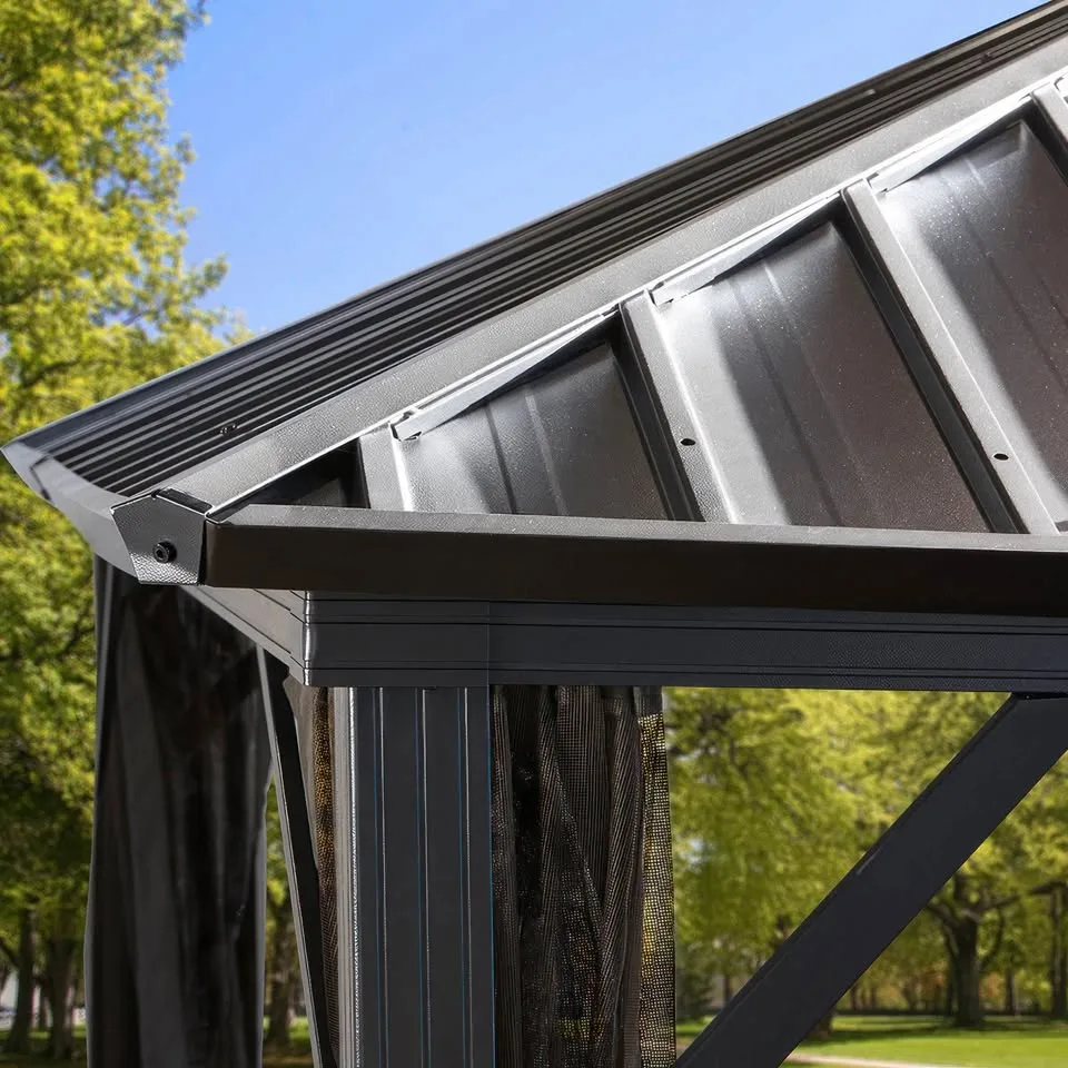 Brand New Sojag 10x12 Dakota Aluminum Gazebo Kit image indicator(9)