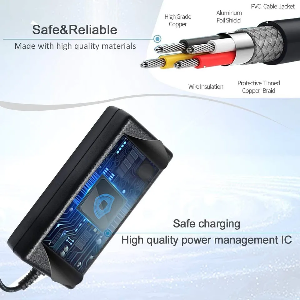 24V 36W Scooter battery charger image indicator(3)