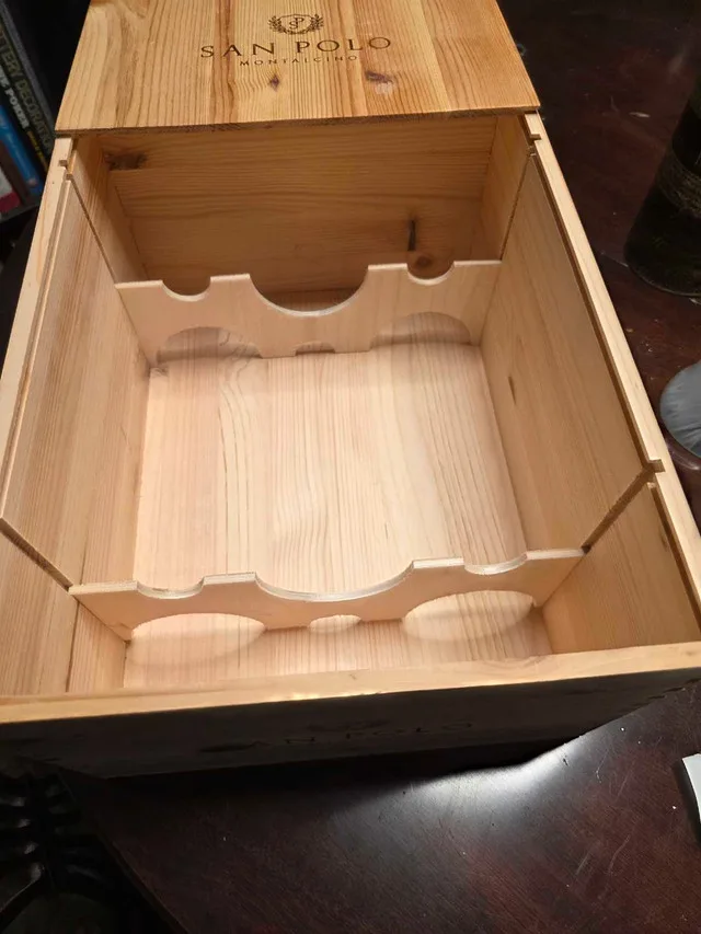 Box wooden collectible 14 x 10 x 7 Italian image indicator(2)