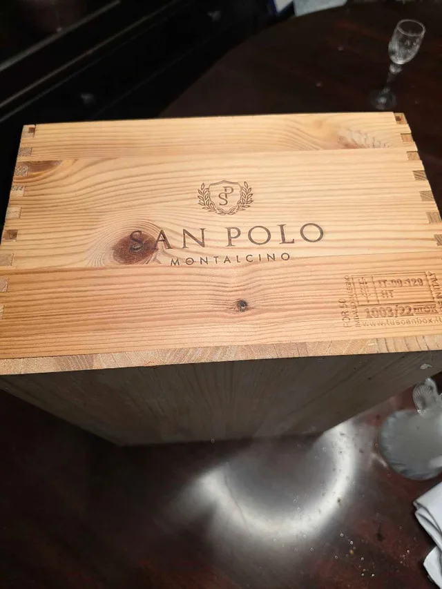 Box wooden collectible 14 x 10 x 7 Italian image indicator(3)