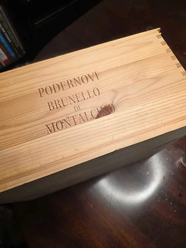 Box wooden collectible 14 x 10 x 7 Italian image indicator(4)