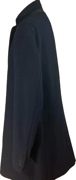 Men’s Wool Blend Navy Blue Coat - 48R - photo 5