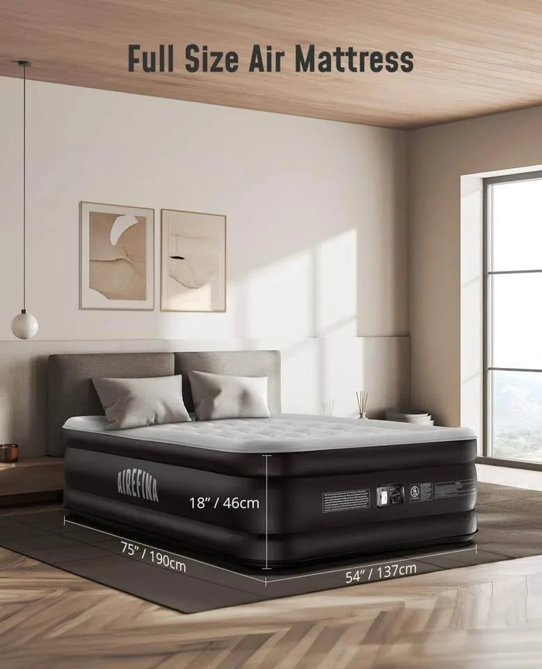 Brand New Airefina 18" Full-Size Self-Inflating Air Mattress image indicator(4)