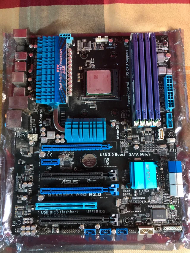 ASUS M5A99FX PRO R2.0 Motherboard + AMD FX-8350 CPU Combo image indicator(3)