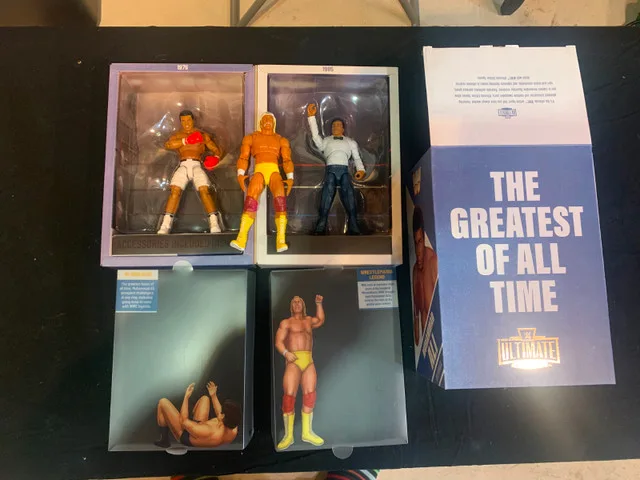 Mattel’s WWE Ultimate Edition “The Greatest of All Time” 3-Pack image indicator(10)