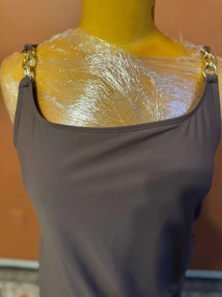 Brand New Elegant Brown Dress – Size XL image indicator(3)