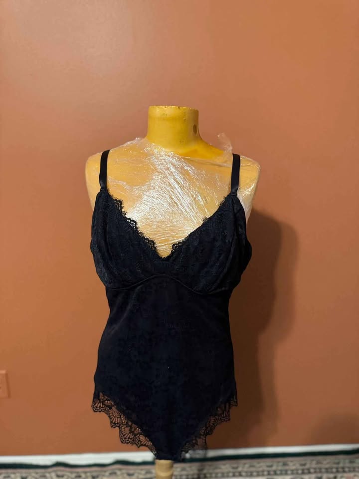 🖤 Brand New Size XL–2XL Black Lace Slip Dress / Camisole Dress - photo 2