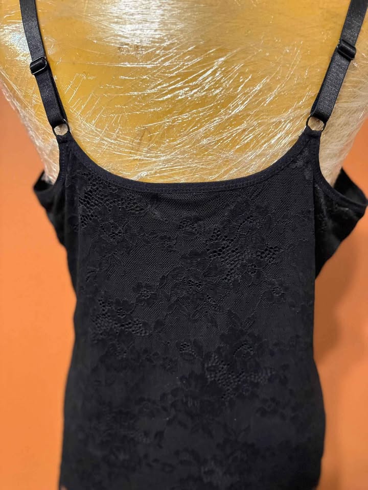 🖤 Brand New Size XL–2XL Black Lace Slip Dress / Camisole Dress - photo 3