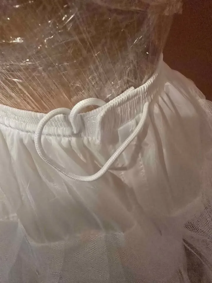 🎃 Halloween | Brand New White Tulle Petticoat Skirt image indicator(4)