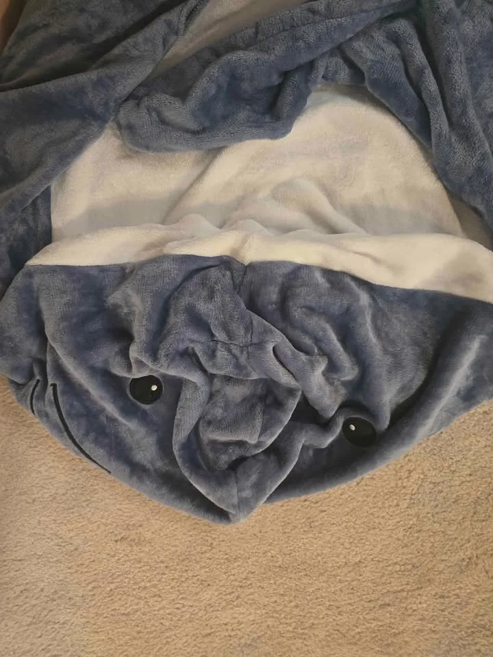 🦈 Halloween | Brand New Shark Blanket Sleeping Bag – Size 210cm image indicator(3)