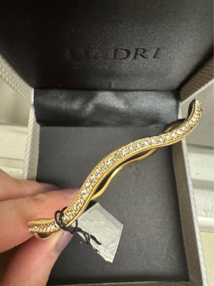 Nadri Gold with CZ Bangle Bracelet - photo 2