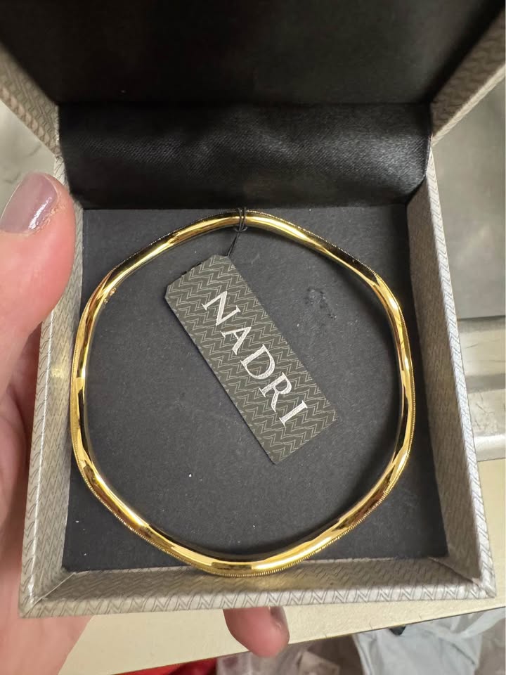 Nadri Gold with CZ Bangle Bracelet - photo 3