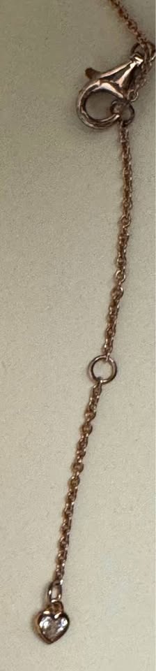 Crislu Sterling 18K Rose Gold Heart Necklace - photo 4