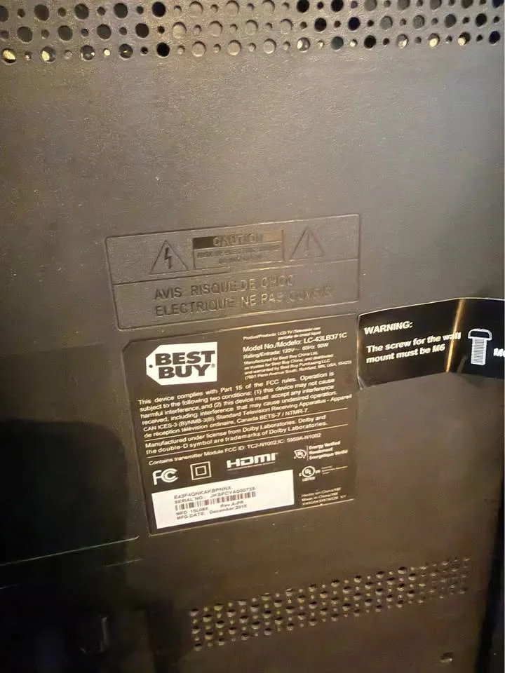 Sharp Roku Tv 43" image indicator(4)