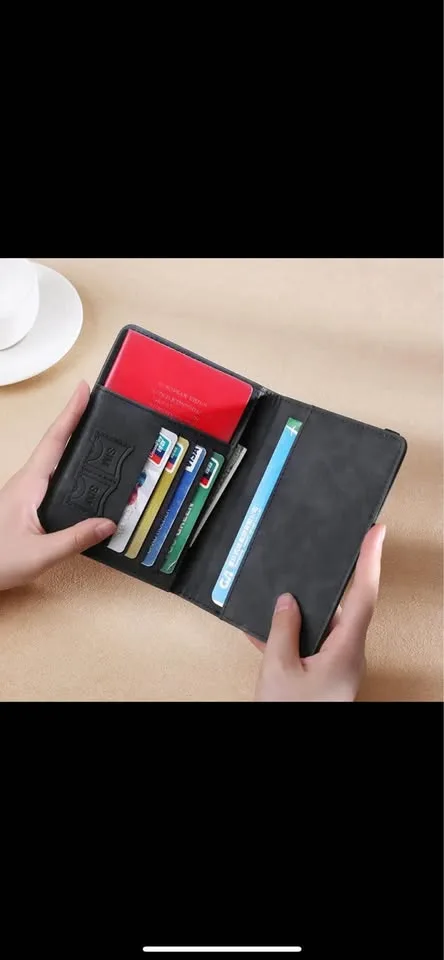 PU Leather Wallet Travel Passport Purse image indicator(7)