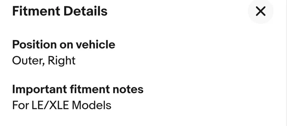 For Toyota Sienna 2021-2022 LE XLE image indicator(5)