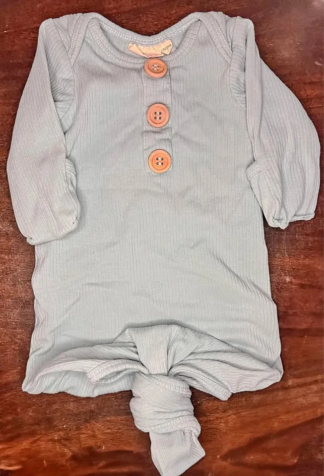 Newborn Knotted Gown thumbnail